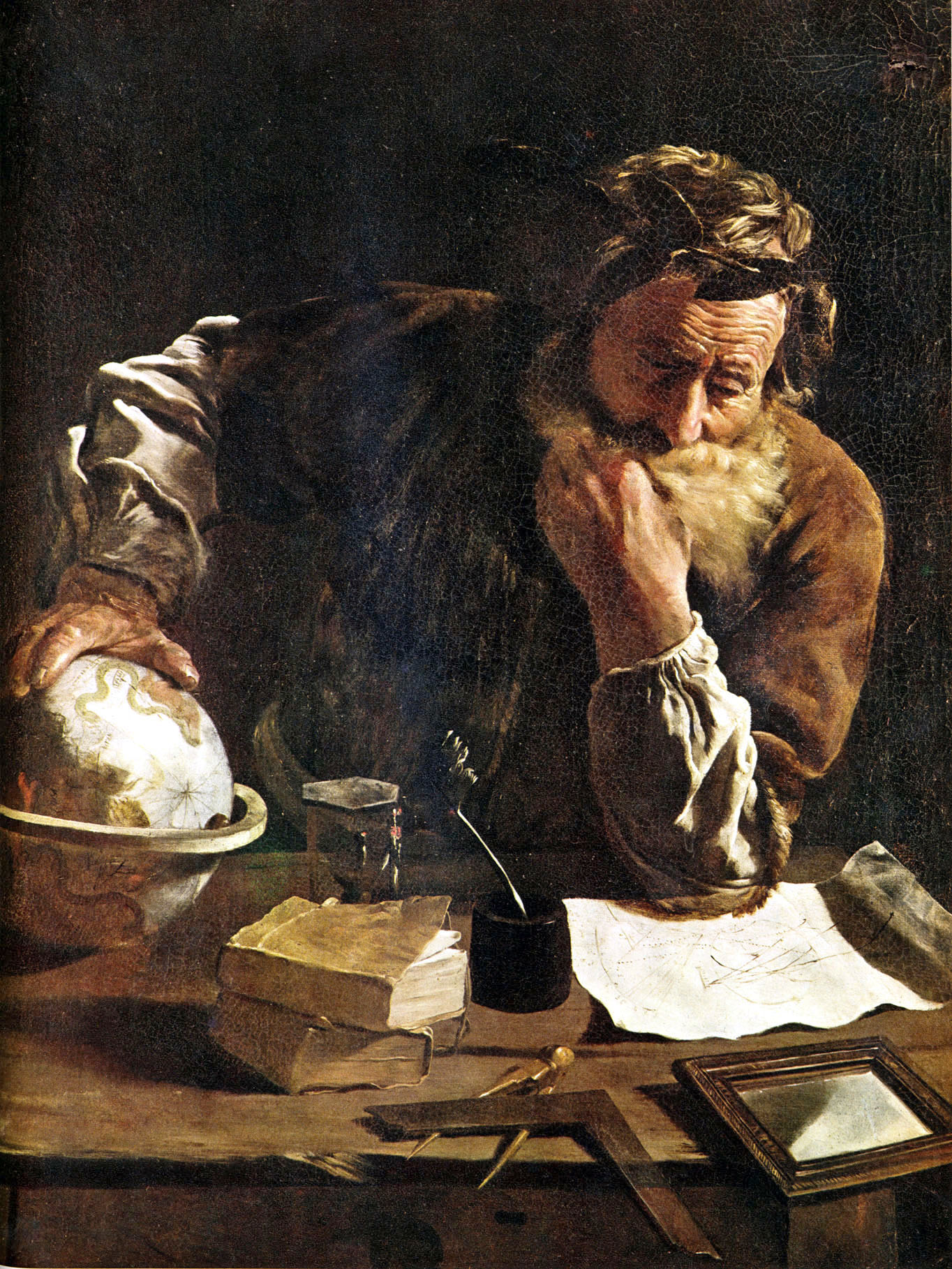 The meditation of a scholar (Archimedes)